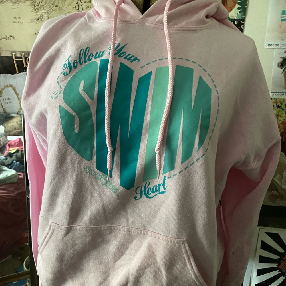 Follow your swim heart oversized hoodie